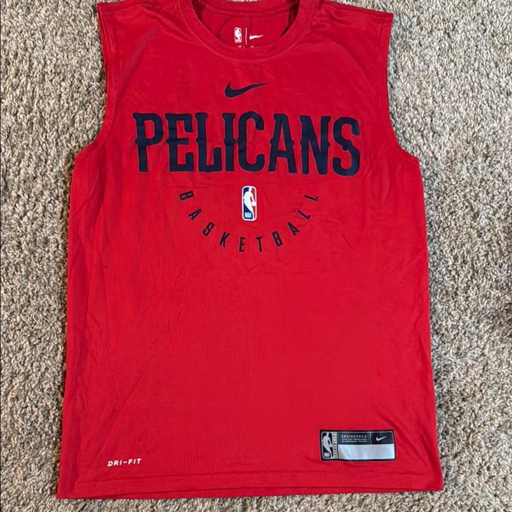 Nike Red Pelicans Basketball Jersey